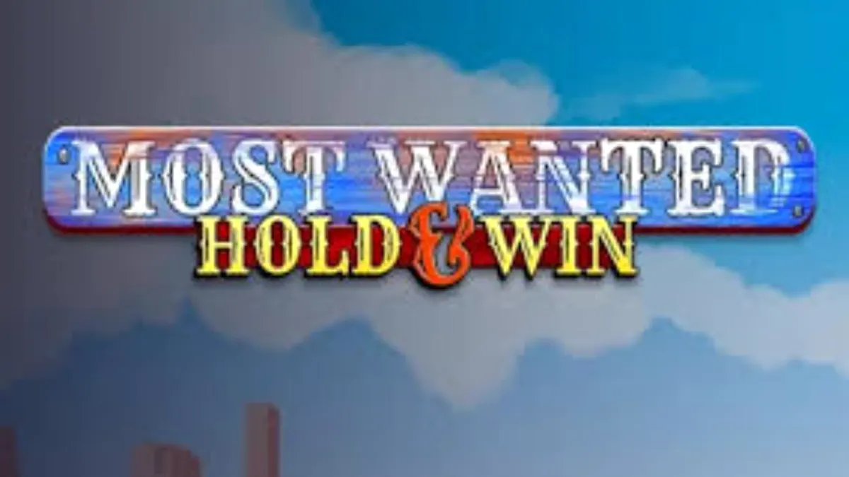 Tampilan visual slot Most Wanted: Hold & Win dengan tema koboi dan perbatasan Wild West.